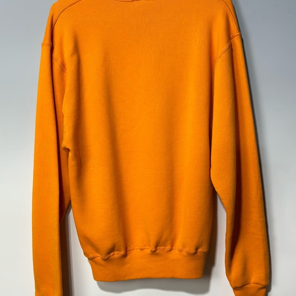 Vintage 90’s Russell Athletic Sweatshirt Men’s Size Small Solid Bright Orange - Picture 6 of 11